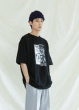 KND(ケイエンド) YUNCHIVES GRAPHIC T-SHIRTS BLACK
