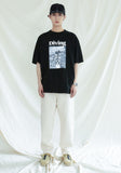 KND(ケイエンド) DIVING GRAPHIC T-SHIRTS BLACK