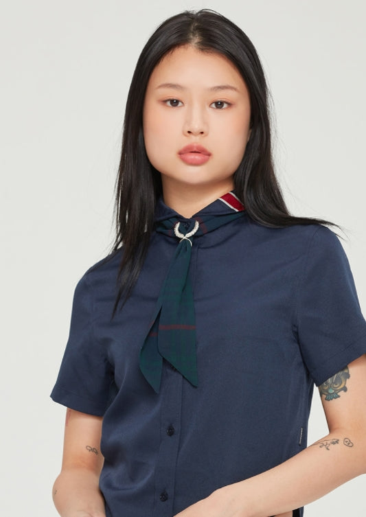 ロマンティッククラウン(ROMANTIC CROWN)   RELAX CHECK CRAVATE_NAVY