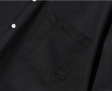 ティーダブリューエヌ(TWN) Body Short-sleeved Shirt Deep Gray JESS3367
