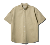 ティーダブリューエヌ(TWN) Body short-sleeved shirt Beige JESS3367