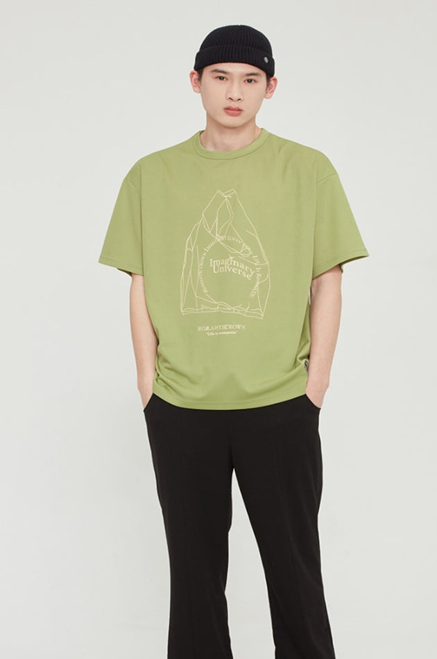 ロマンティッククラウン(ROMANTIC CROWN)  ENVELOPE TEE_LIGHT KHAKI