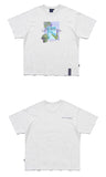ロマンティッククラウン(ROMANTIC CROWN)  TROPICAL POOL TEE_MELANGE IVORY