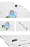 ロマンティッククラウン(ROMANTIC CROWN)  TROPICAL POOL TEE_MELANGE IVORY