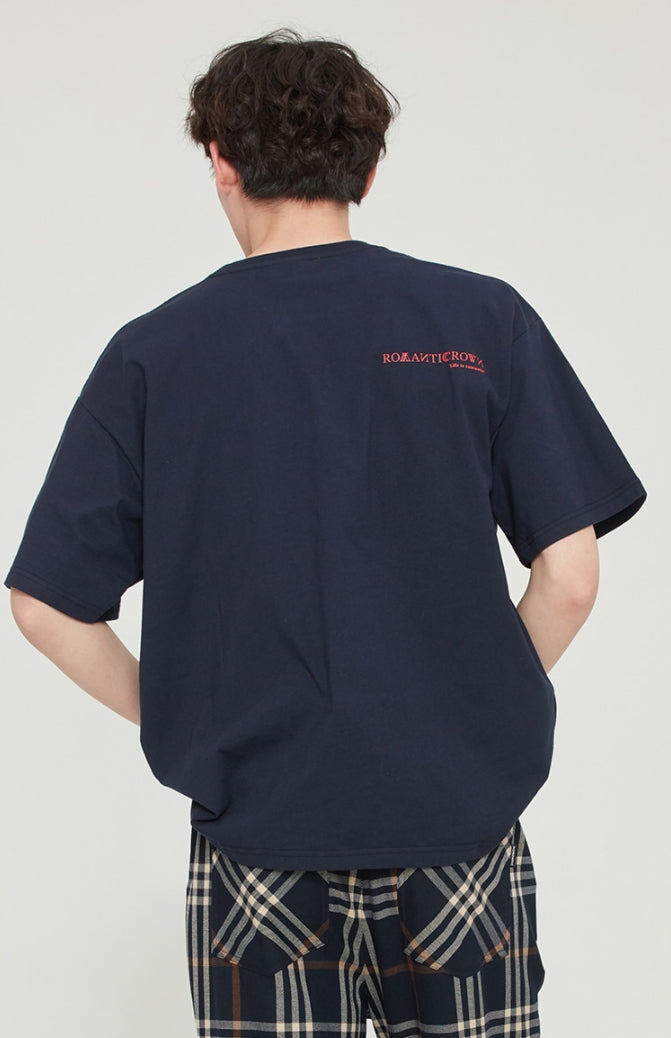 ロマンティッククラウン(ROMANTIC CROWN)  MAGIC TALES TEE_NAVY