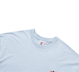 ベドインベド(BADINBAD) FAT LOGO TEE_SKY BLUE