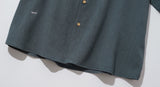 ダブルユーブイプロジェクト(WV PROJECT) Ritz Stripe Short-Sleeved Shirt Blue Gray MJSS7506