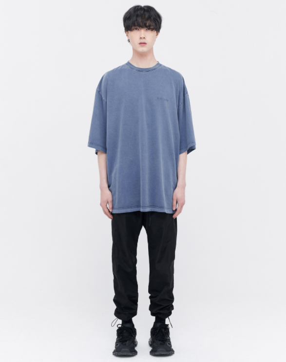 ディープリーク(DPRIQUE)  OVERSIZED T-SHIRT - WASHED BLUE