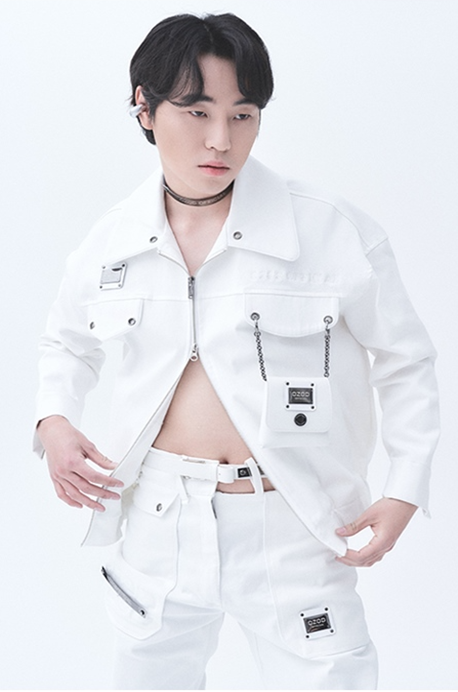 オージーオーディー(OZOD)  DENIM DROP JACKET_WHITE