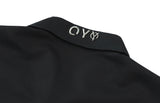 オーワイ(OY) 	CUTTING ZIPPER SHIRTS-BLACK