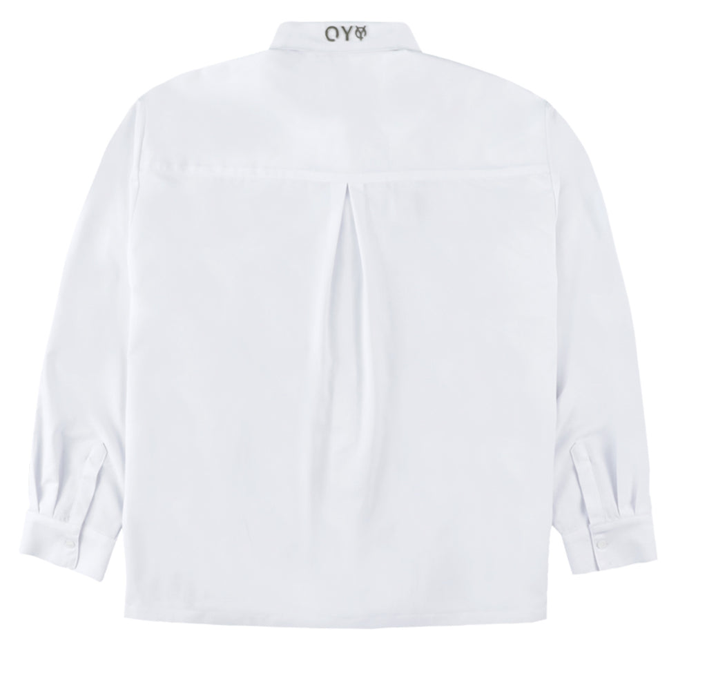 オーワイ(OY) CUTTING ZIPPER SHIRTS-WHITE – UNDERSTUDY CLUB