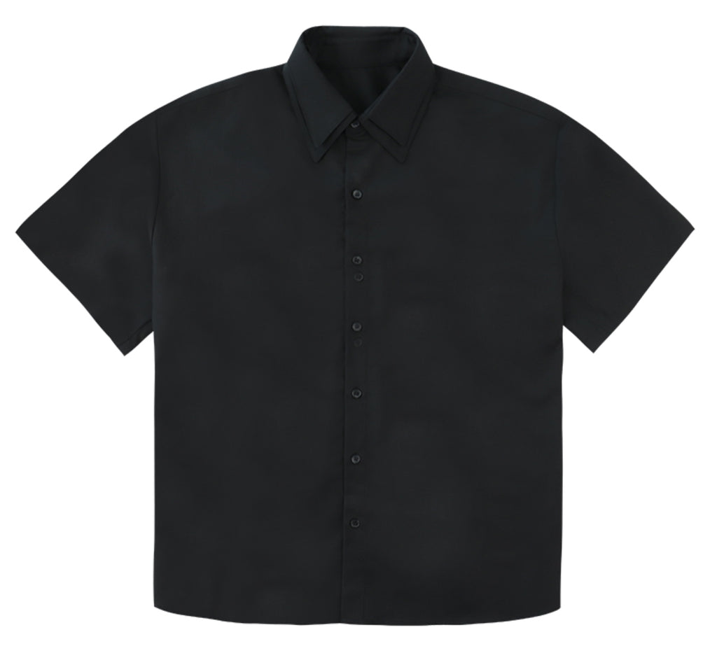 オーワイ(OY) DOUBLE COLLAR HALF SHIRTS-BLACK – UNDERSTUDY CLUB