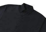 オーワイ(OY) DOUBLE COLLAR HALF SHIRTS-BLACK