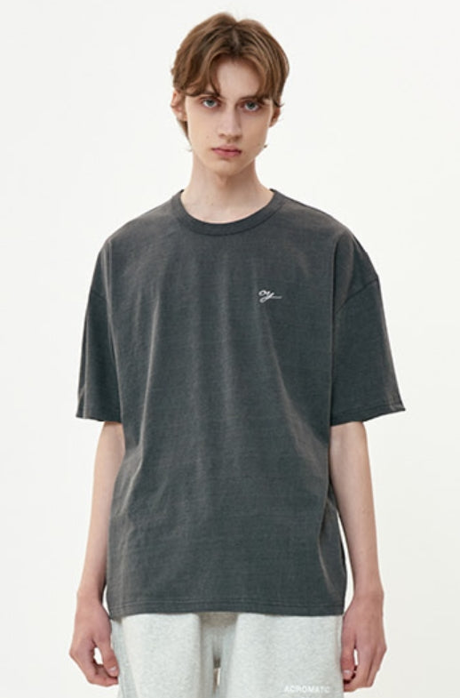 オーワイ(OY) 	PIGMENT CHERRY BLOSSOMS LOGO T-BLACK