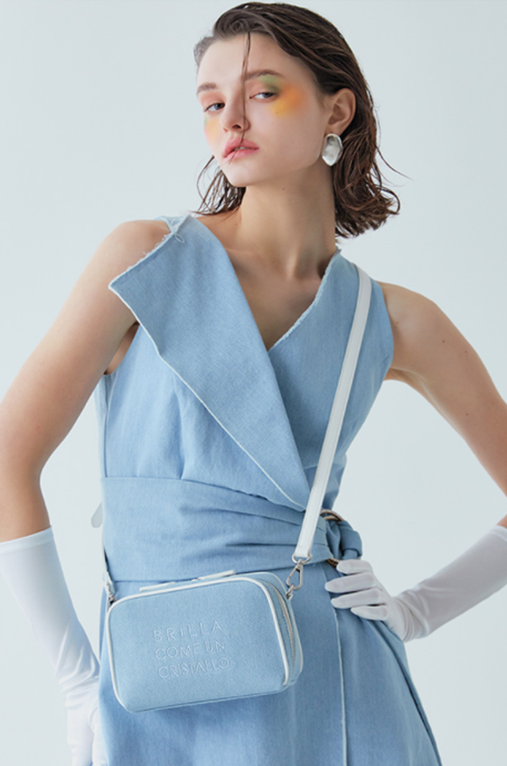 【BBYB】MARCE Mini Bag Denim (Light Blue) ★安全発送 ★ BBYB(ビービーワイビー) MARCE Mini Bag Denim (Light Blue