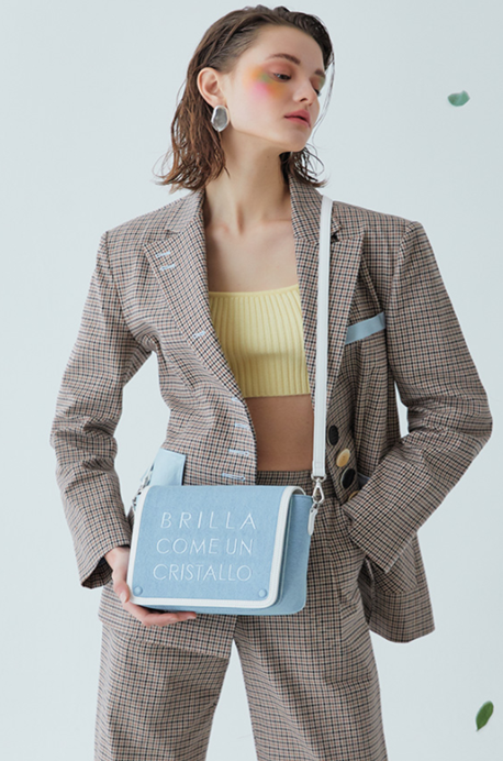 BBYB(ビービーワイビー) MARCE Shoulder Bag Denim (Light Blue)