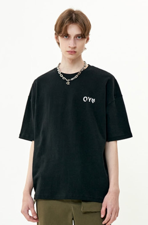オーワイ(OY) EMBOSS LOGO T-BLACK