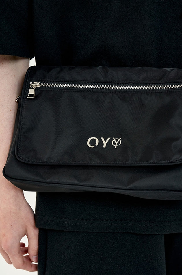 オーワイ(OY) LAYERED CROSS BAG-BLACK