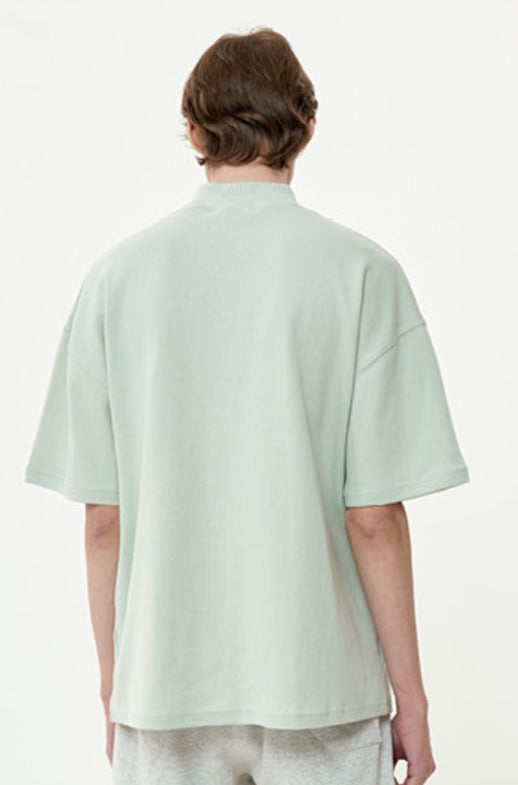 オーワイ(OY) HALF POLA ZIPPER T-MINT