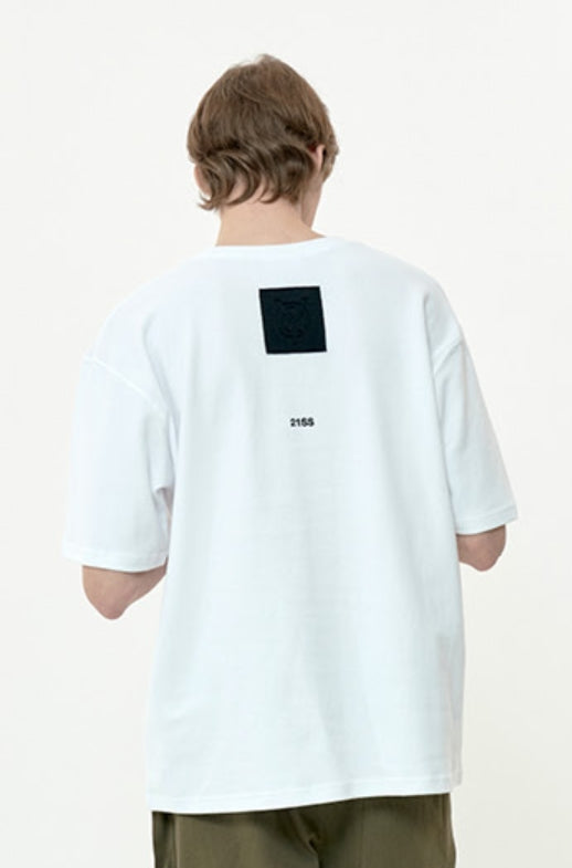 オーワイ(OY) CUTTING PATCH LOGO T-WHITE