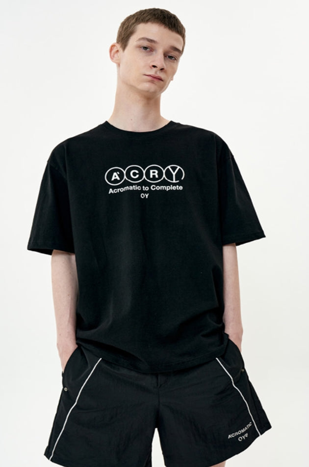 オーワイ(OY) ROUND SLOGAN T-BLACK