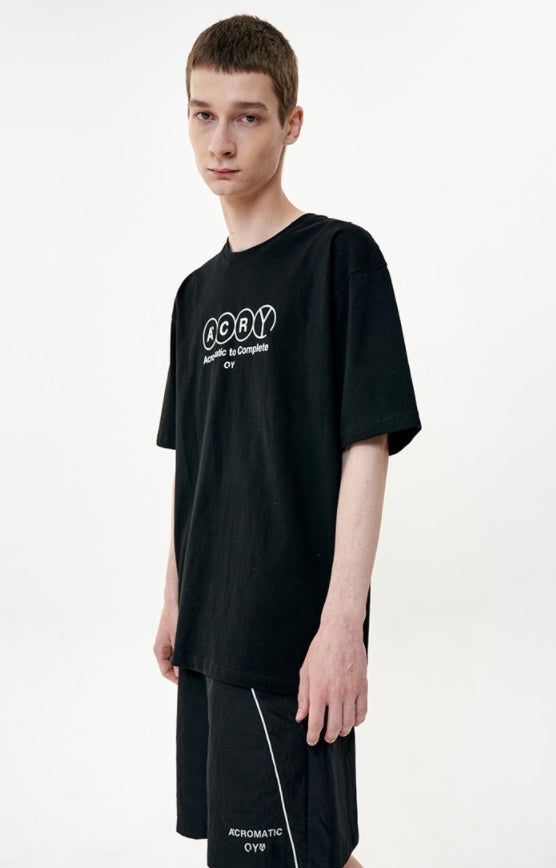 オーワイ(OY) ROUND SLOGAN T-BLACK