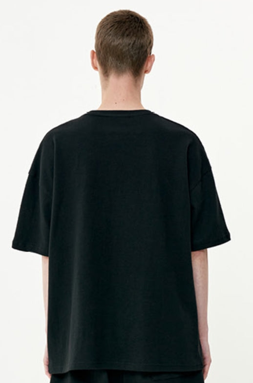 オーワイ(OY) EMBLEM SLOGAN LOGO T-BLACK