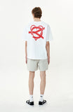 オーワイ(OY) HEART LOGO T-WHITE