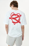 オーワイ(OY) HEART LOGO T-WHITE