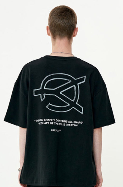 オーワイ(OY) METALLIC LOGO T-BLACK