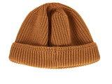 VARZAR(バザール)　rope pattern short beanie mustard