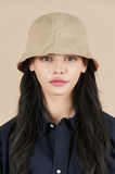 VARZAR(바잘) Metal Tip Banding Bucket Hat Beige
