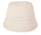 VARZAR(バザール)　White Stitch Poly Drop Bucket Hat Beige