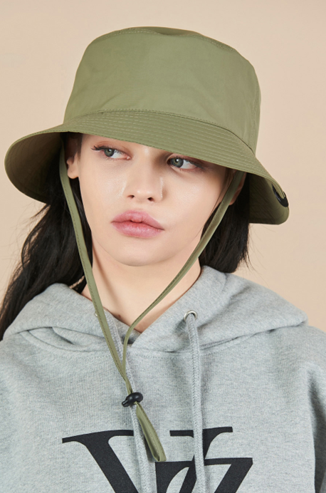 VARZAR(バザール)　Waterproof String Bucket Hat Khaki