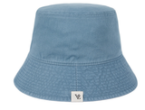VARZAR(バザール)　Monogram Label Pigment Bucket Hat Blue