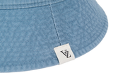VARZAR(バザール)　Monogram Label Pigment Bucket Hat Blue