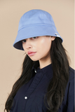 VARZAR(バザール)　Monogram Label Round Bucket Hat Sky Blue