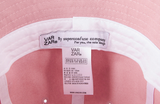 VARZAR(バザール)　Monogram Label Round Bucket Hat Pink