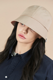 VARZAR(バザール)　Monogram Label Round Bucket Hat Beige