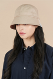 VARZAR(バザール)　Monogram Label Round Bucket Hat Beige