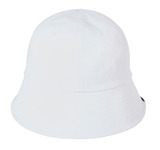 VARZAR(バザール)　Monogram Label Round Bucket Hat White