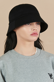 VARZAR(バザール)　Monogram Label Round Bucket Hat Black