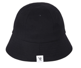 VARZAR(バザール)　Monogram Label Round Bucket Hat Black