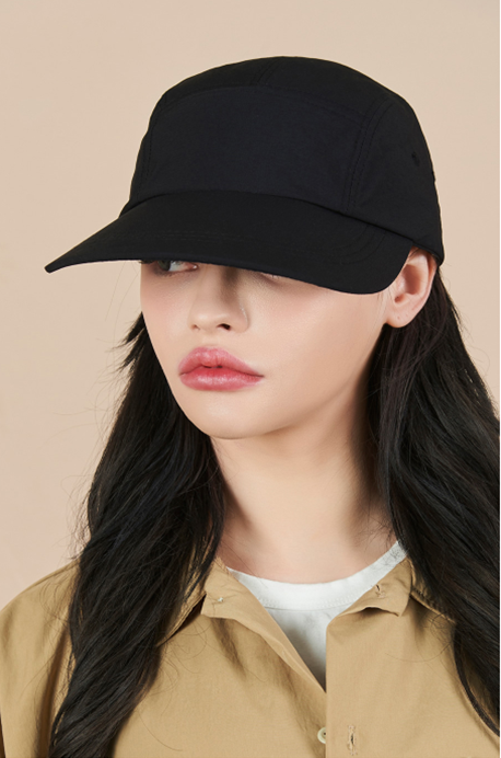 VARZAR(バザール)　Ordinary Oversized Fit Camp Cap Black