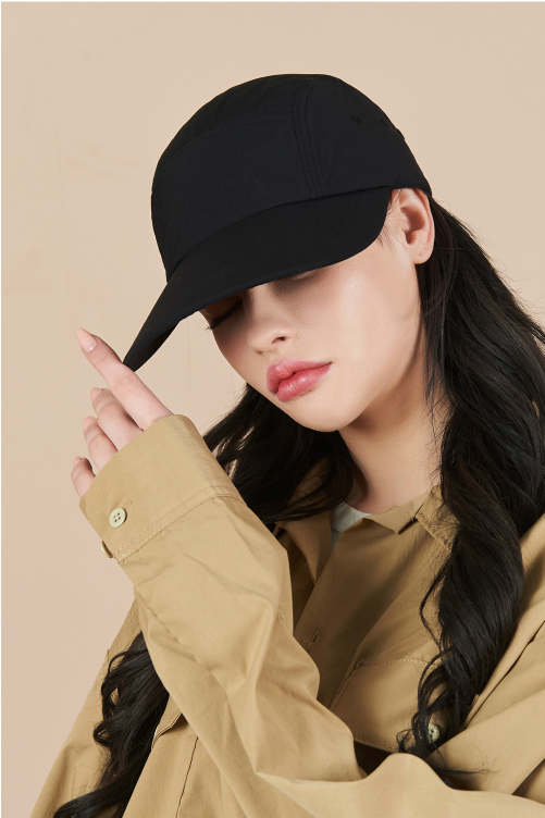 VARZAR(バザール)　Ordinary Oversized Fit Camp Cap Black