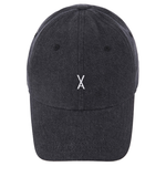 VARZAR(バザール)　Varzar Logo Oversized Fit Denim Ball Cap Black