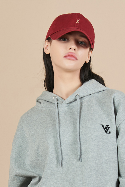 VARZAR(バザール)　Varzar Logo Oversized Fit Chino Ball Cap Wine