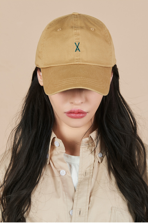 VARZAR(バザール)　Varzar Logo Oversized Fit Chino Bowl Cap Beige