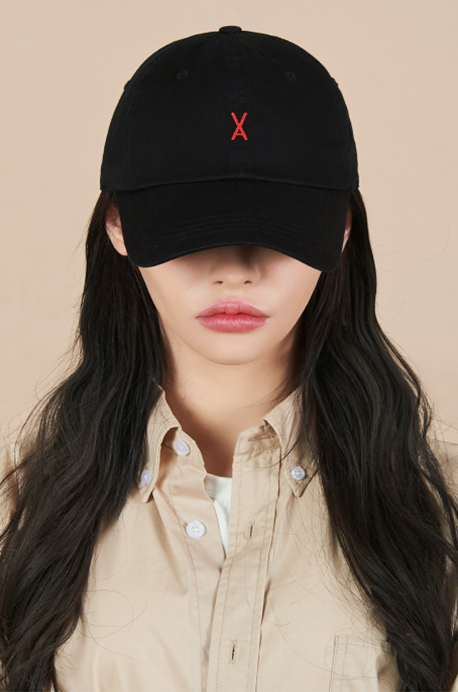 VARZAR(バザール)　Varzar Logo Oversized Fit Chino Ball Cap Black