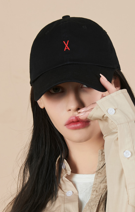 VARZAR(バザール)　Varzar Logo Oversized Fit Chino Ball Cap Black